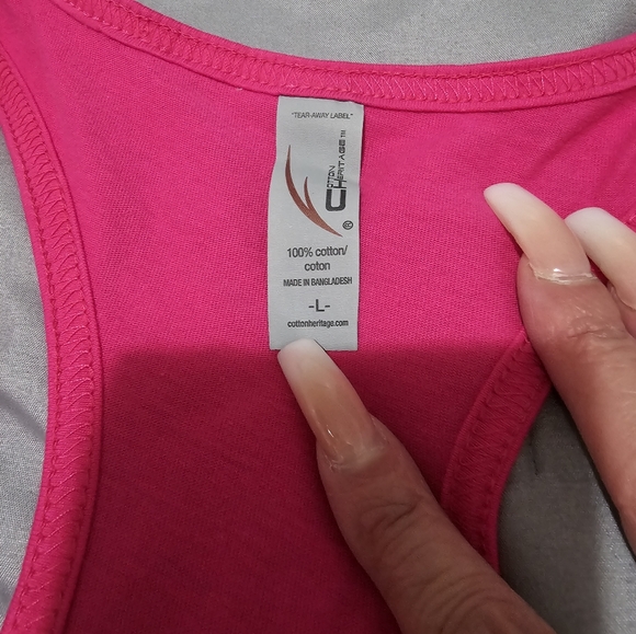 Betty Boop Women's Razorback Tank Pink Size Large NWOT - Picture 4 of 4